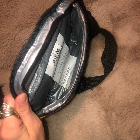 GRAIN Bin Brewery Insulated Cooler Fanny Pack Waist Bag Lemon Fruit Print - Picture 4 of 7